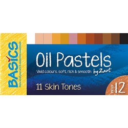 Basics Oil Pastels Skin Tone Assorted Pack of 12 1